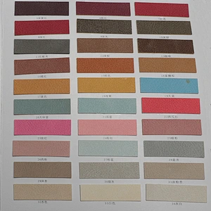 yang buck pvc material for shoes and handbags faux leather fabric surface with yang buck design