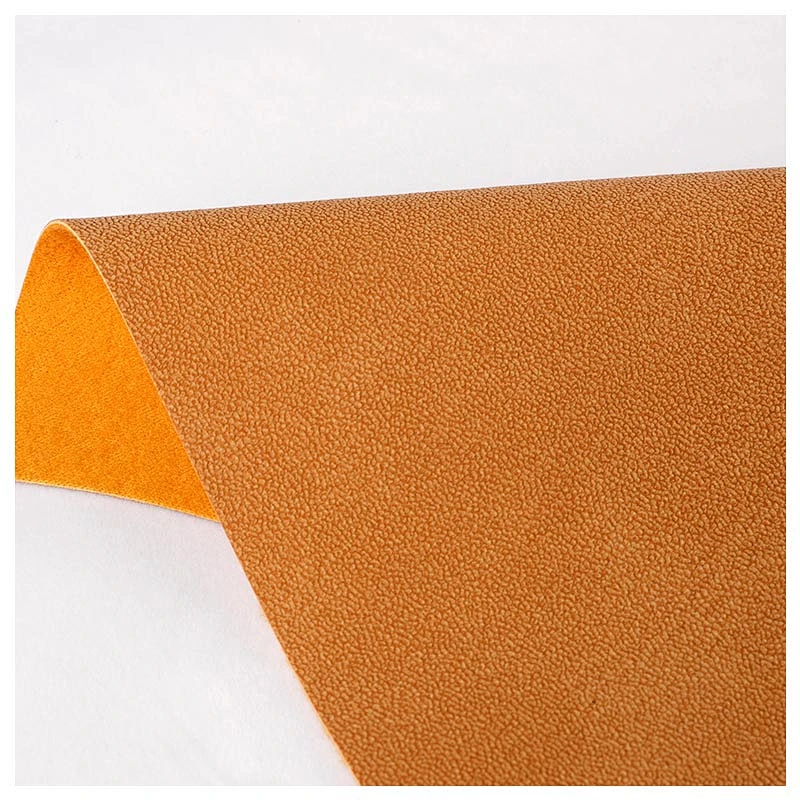 yang buck pvc material for shoes and handbags faux leather fabric surface with yang buck design