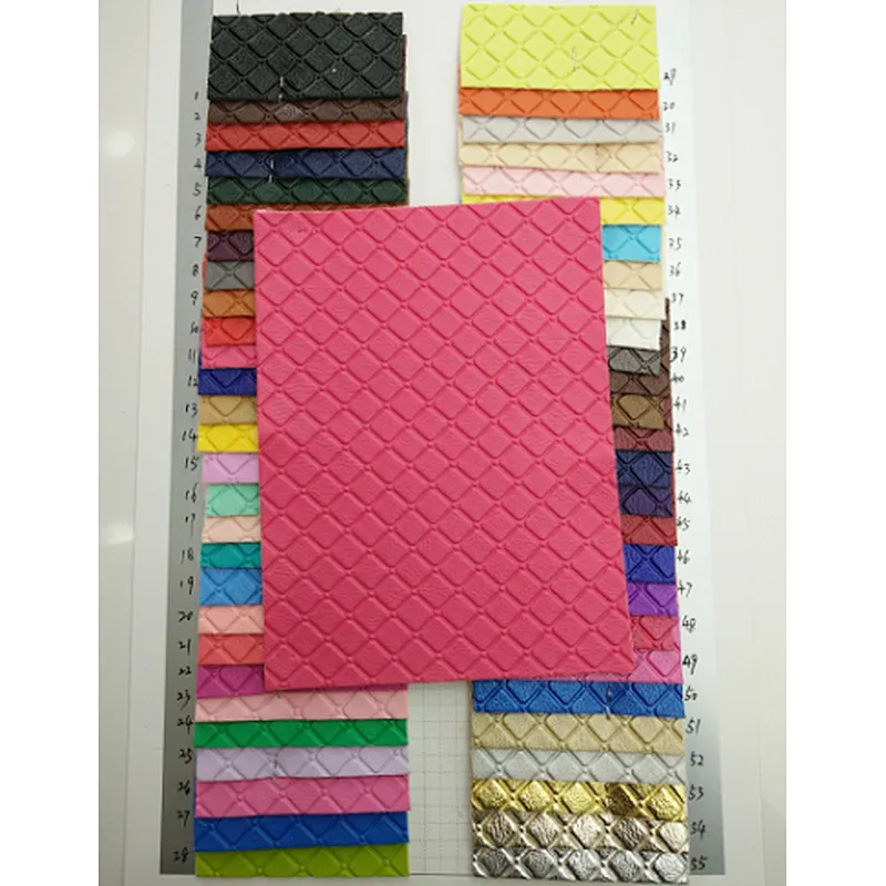 brushed cloth backing pvc leather rexine fabric pvc vinyl leatherette for handbag pillow decoration