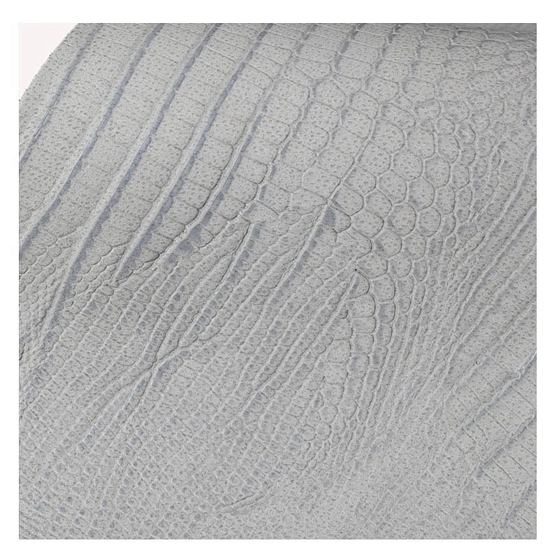 Colorful patented pu synthetic leather artificial leather for bags shoes craft vegan leather animal skin embossed