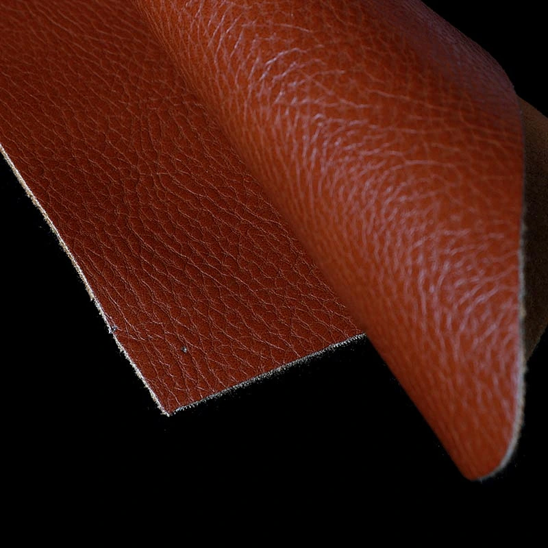 Crystal lychee pattern pu leather popular use for handbags