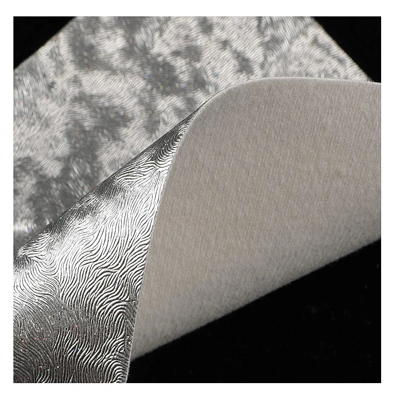 Mouse grain embossed PU leather sheet with animal skin embossartifical handbags leather with animal emboss