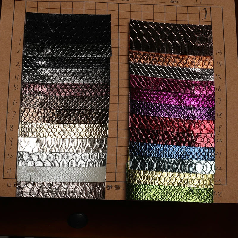 pvc leather for ladies handbags with like real snake skin emboss snake skin synthetic leather