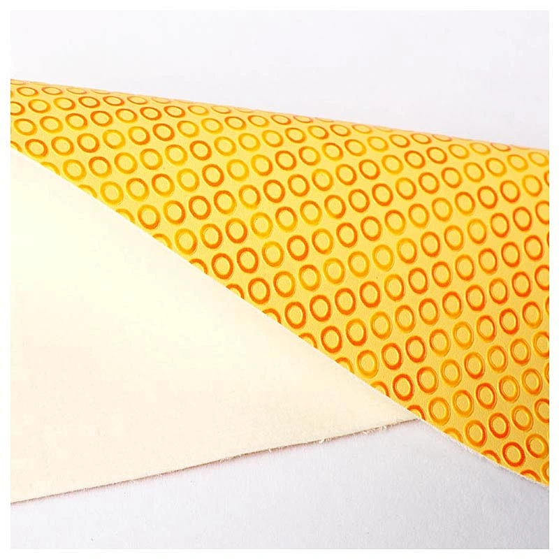 pvc leather for ladies handbags with brush backing