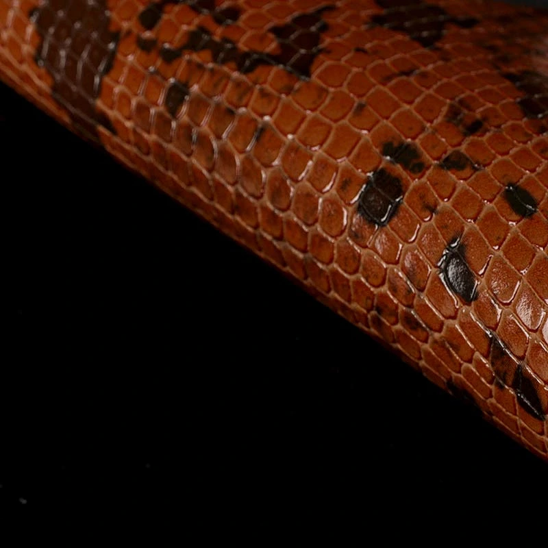 pu artificial handbags leather with animal emboss for bags