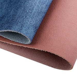 High quality PVC leather with suede backing for shoes instep for shoes