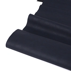 pu leather with colored Imitation cotton backing l materials to make shoes