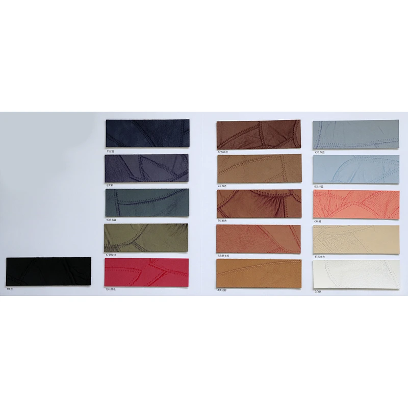 Pvc leather  with Colored Imitation Cotton Backing for women handbag