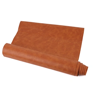 custom embossed high quality vegan leather shoe leather material soft hand feeling
