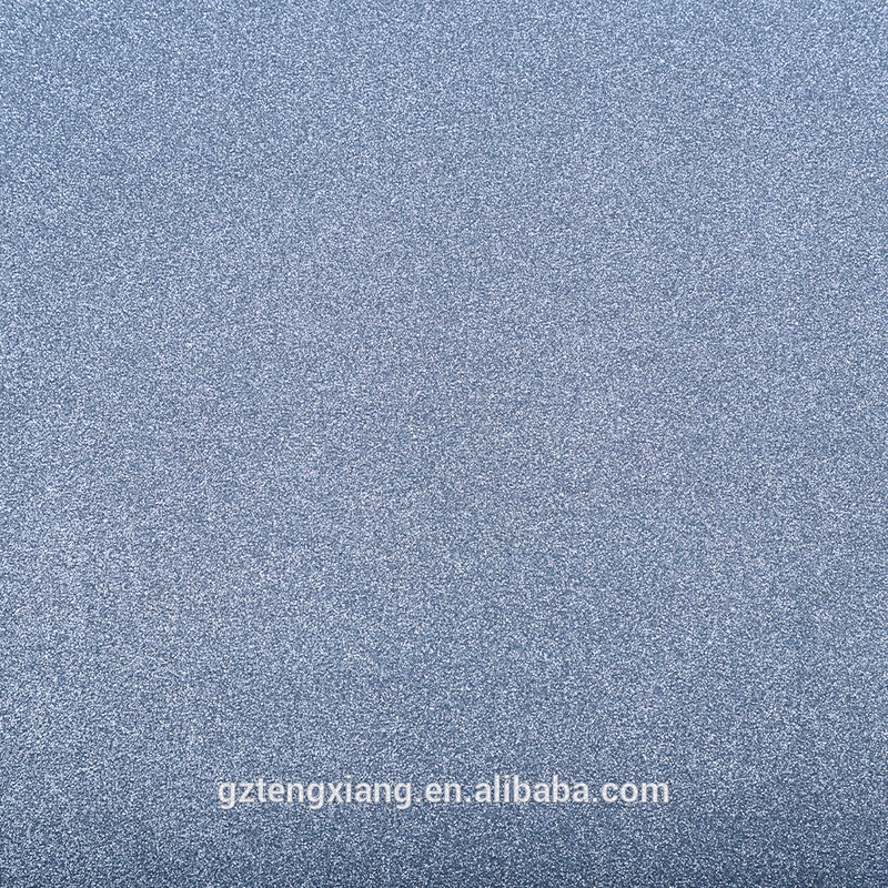 glitter fabric for shoes china supplier leather pu synthetic glitter leather