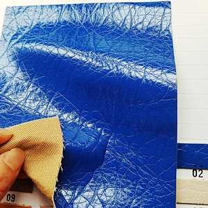 pu garment leather for clothing 4 way stretch mirror leather for jacket skirt spandex backing