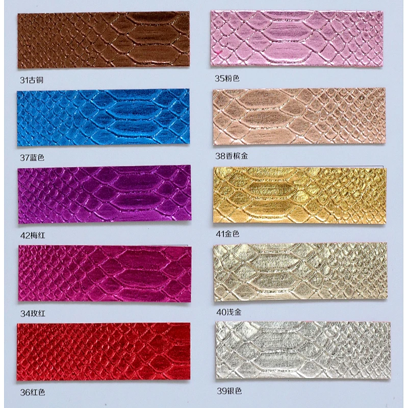 pvc synthetic leather with crocodile embossed shining surface faux leather ladies bags top grain leather