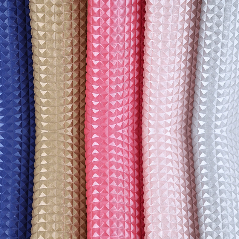 3D lattice pattern pvc faux leather for furniture leather upholstery