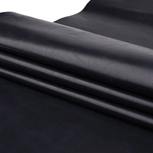 artificial leather pu polyurethane faux leather fabric for shoes upper material real skin feeling  in China