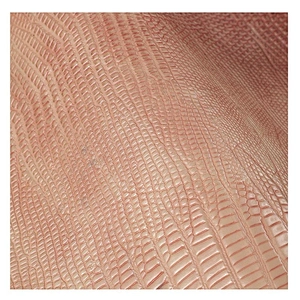 China factory wholesale synthetic pu leather for handbags with animal embossed