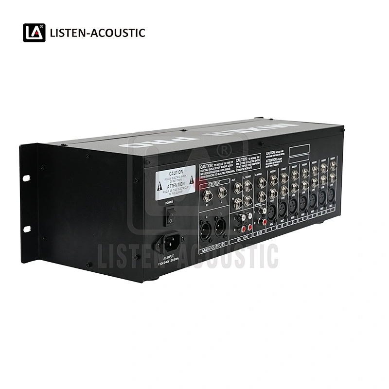 9CH 2U Wireless Rackmount Mixer with Bluetooth