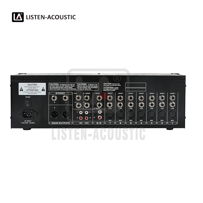 9CH 2U Wireless Rackmount Mixer with Bluetooth