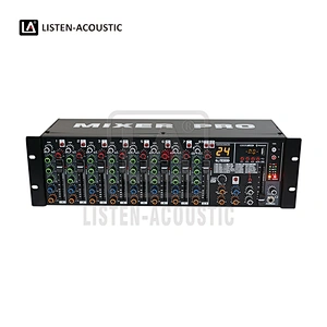 9CH 2U Wireless Rackmount Mixer with Bluetooth