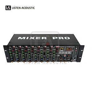 9CH 2U Wireless Rackmount Mixer with Bluetooth