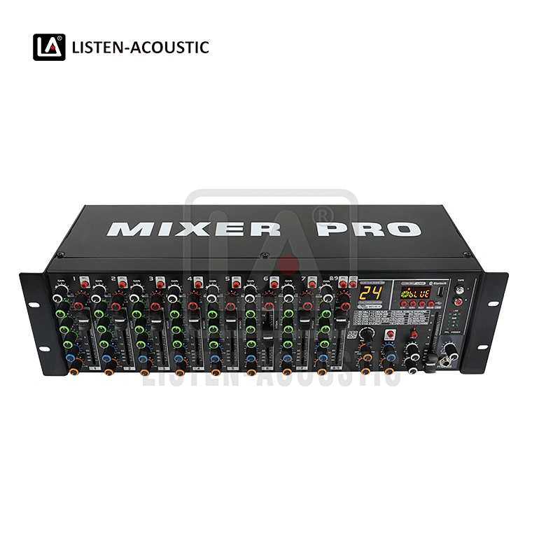 9CH 2U Wireless Rackmount Mixer with Bluetooth