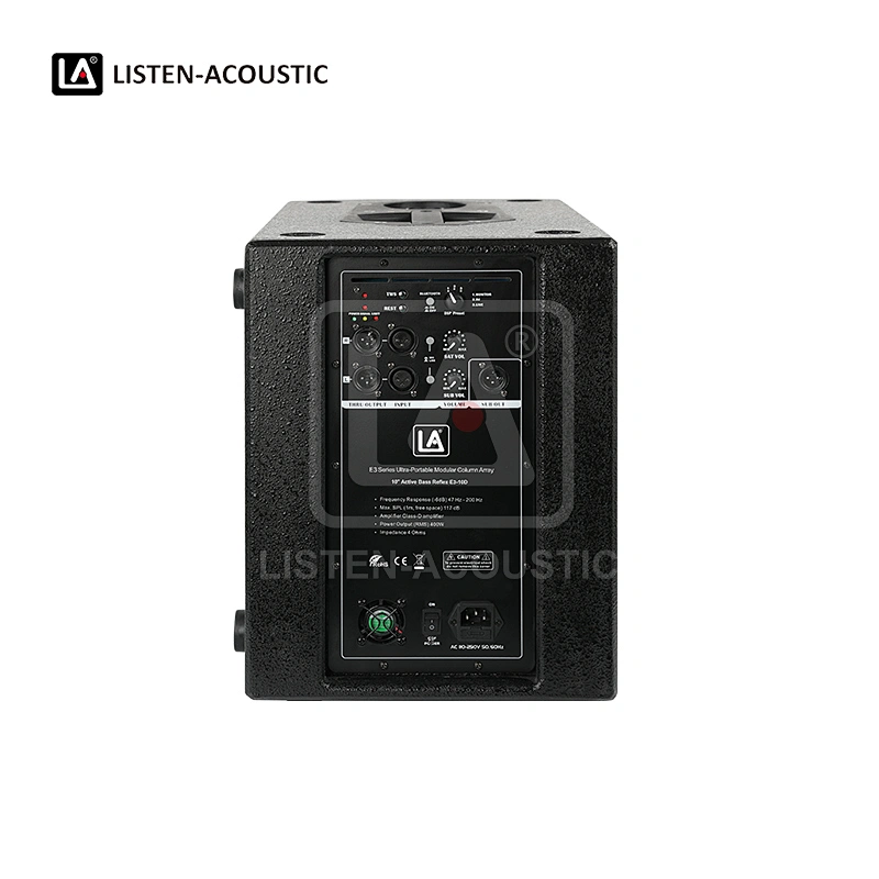 E3 Ultra-Portable Modular Column Array Powered Speakers