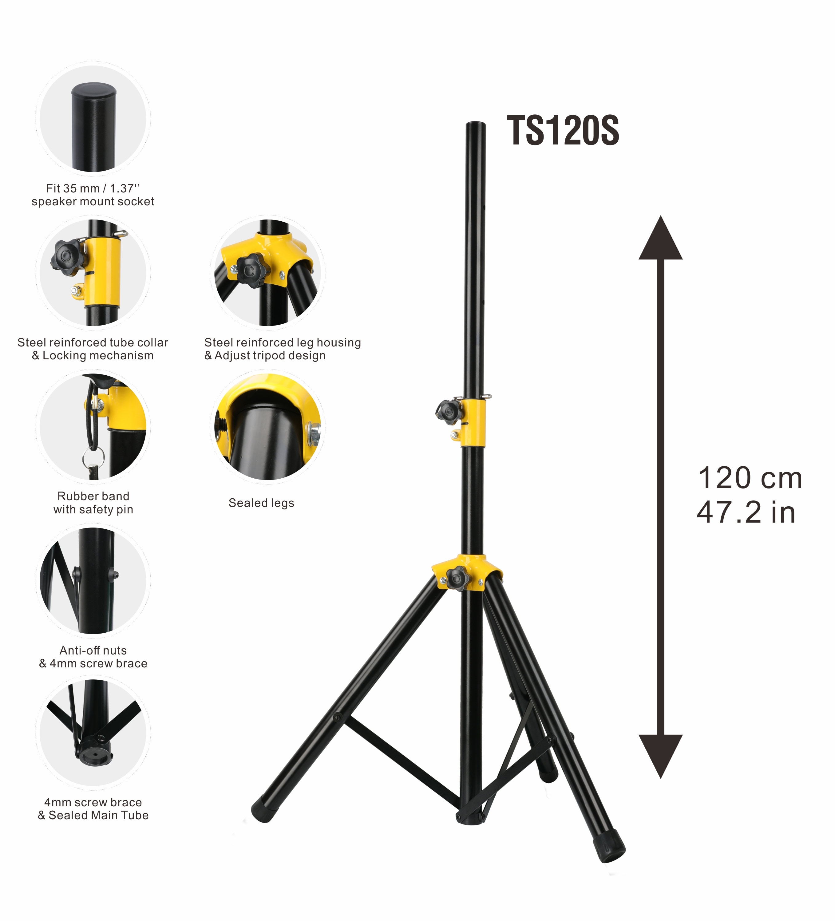 speaker stands pair bookshelf,universal speaker stand,Speaker Stands,tripod stand