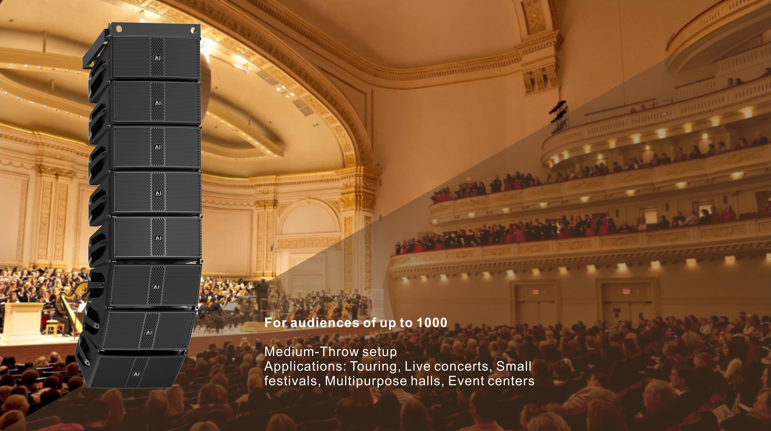 Active Speakers, active line array loudspeaker, active line array, active line array speaker, s2 md active line array module
