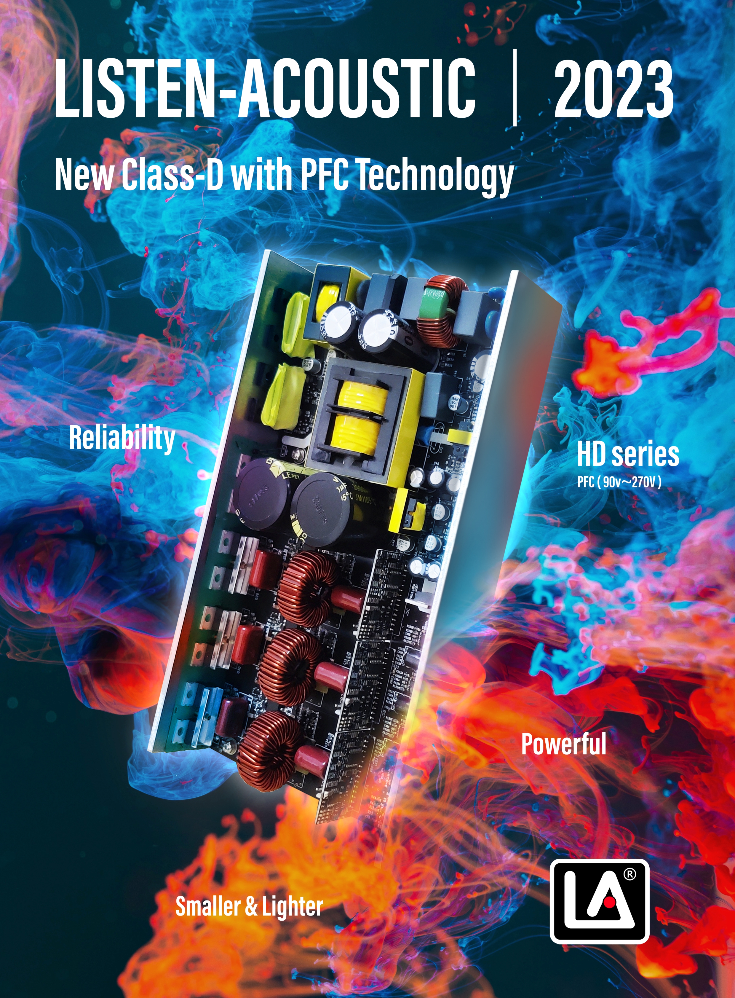T-HD Series Class-D Amplifier Module, Full Voltage Amplifier Module, PFC Amplifier Module, HD Series Class D Amplifire with PFC technology, Class-D with PFC Technology HD Series