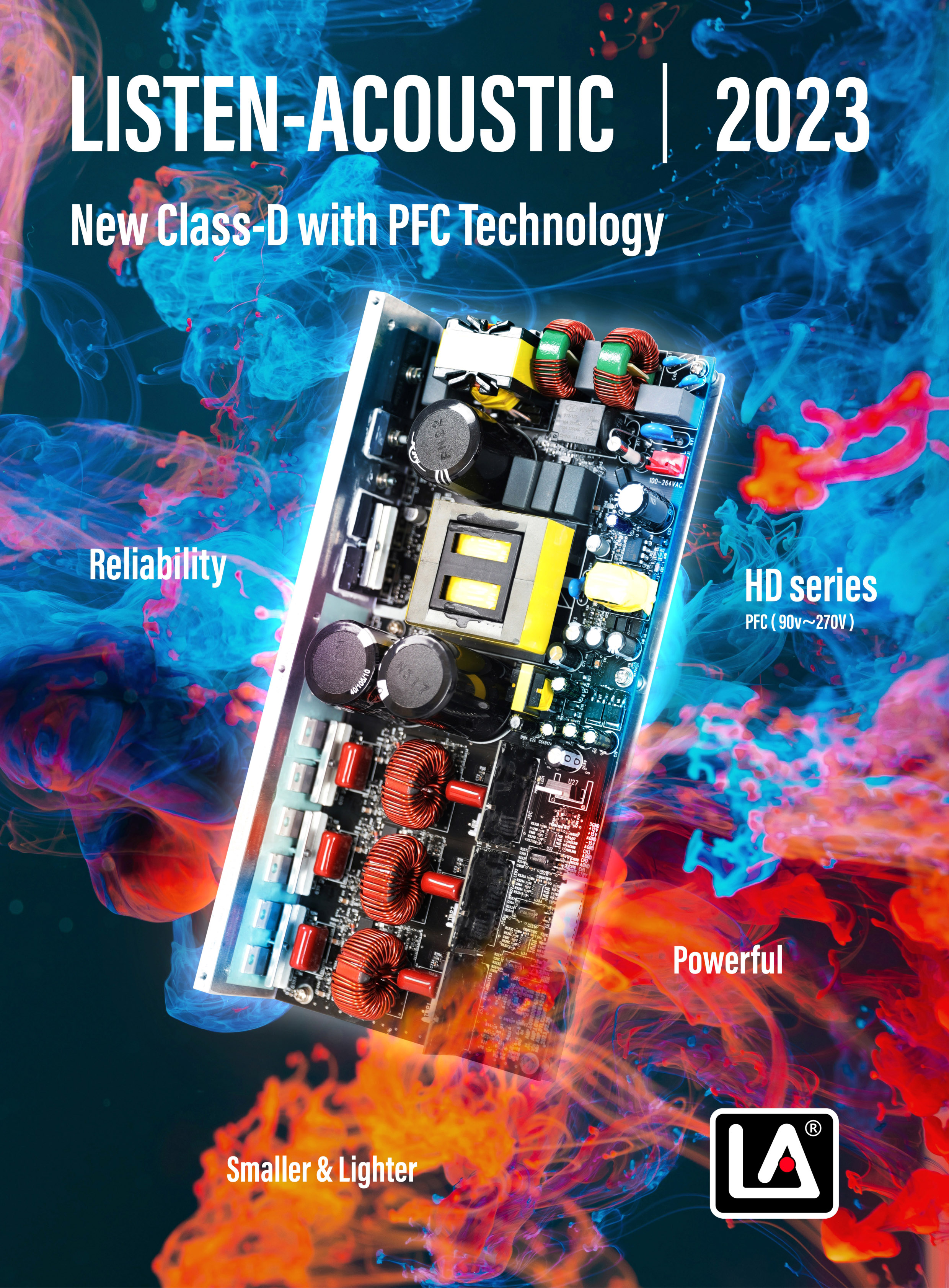 S-HD Series Class-D Amplifier Module, Full Voltage Amplifier Module, PFC Amplifier Module, S-HD Series Class D Amplifire with PFC technology