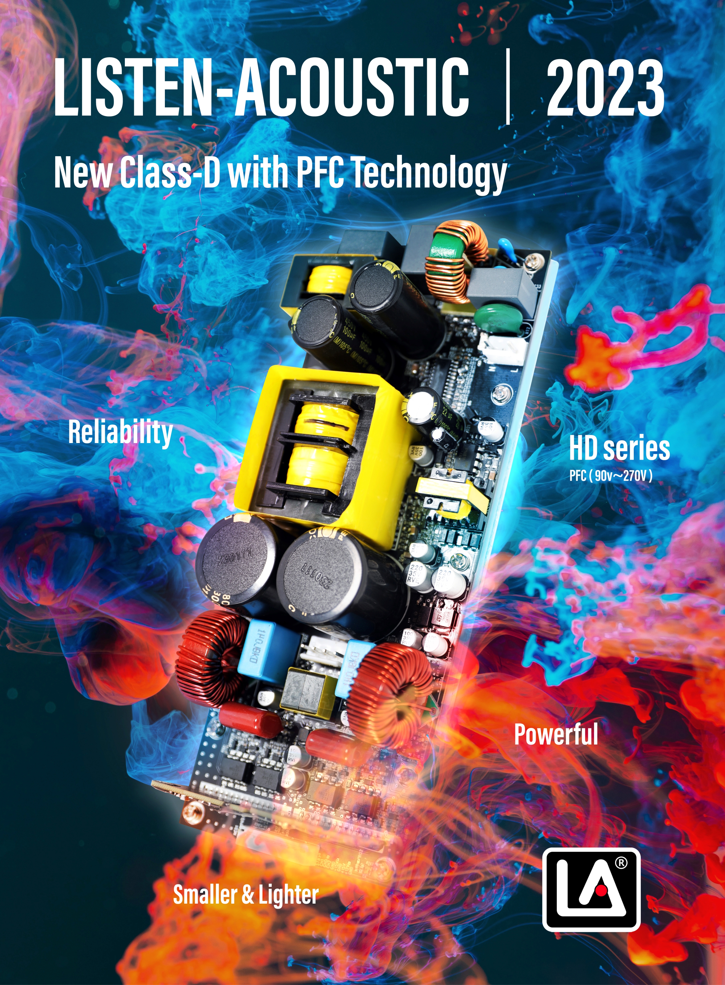 U-HD Series Class-D Amplifier Module, Full Voltage Amplifier Module, PFC Amplifier Module, HD Series Class D Amplifire with PFC technology