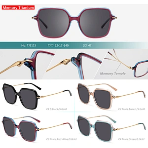 high quality new model custom logo acetate optical frame