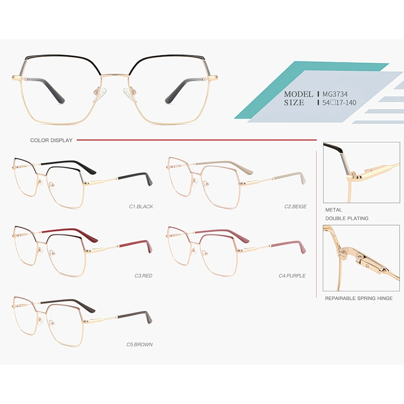 high quality new model custom logo acetate optical frame