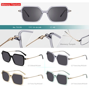 high quality new model custom logo acetate optical frame