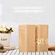 Brown paper ziplock bags