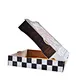 black pizza box