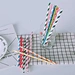black paper straws