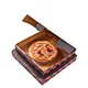 Black pizza box