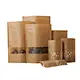 Kraft paper ziplock bags