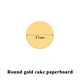 gold cake base