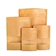 Brown paper ziplock bags