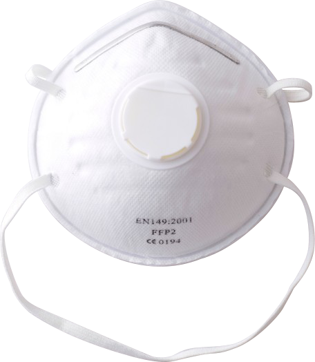 N95 Cone Style Dust Mask With Valve