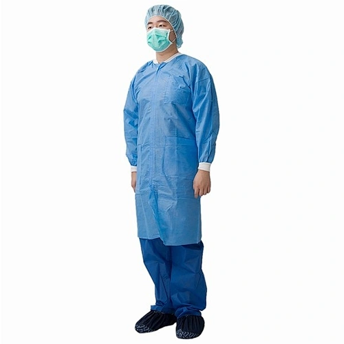 SMS Lab Coat With Knitted Collar