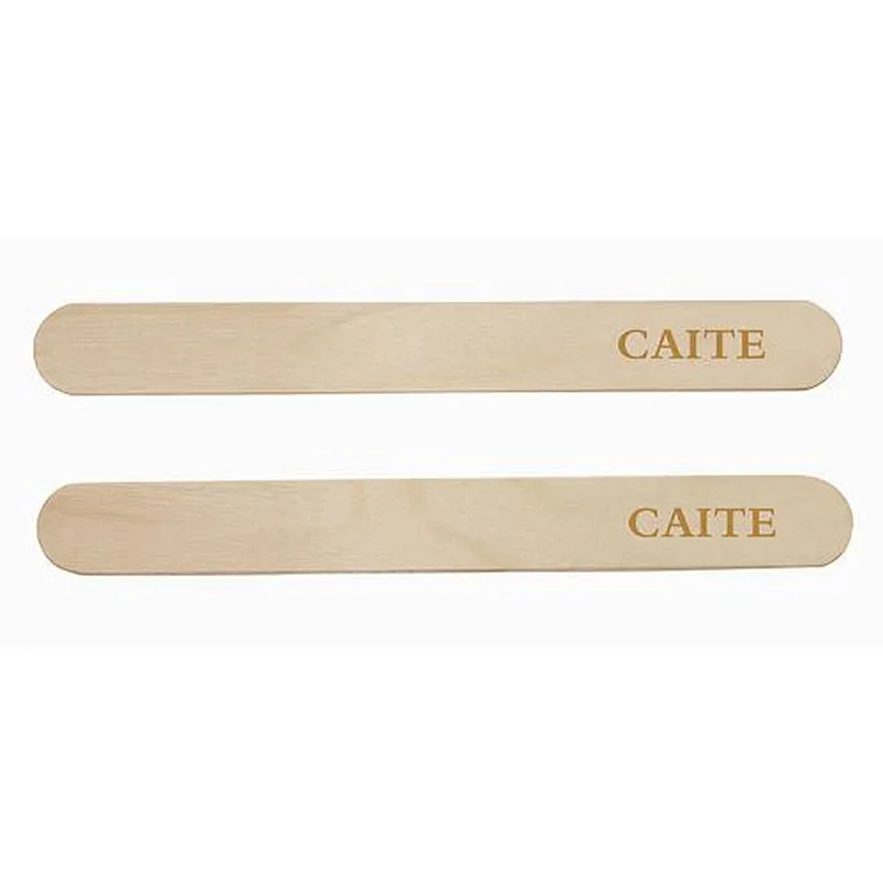Wooden tongue depressors with hot stamping