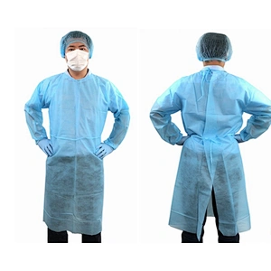 Non Woven lsolation Gown With Elastic Cuff
