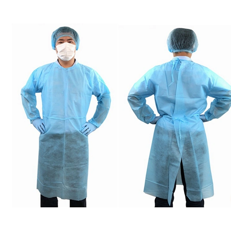 Non Woven lsolation Gown With Elastic Cuff