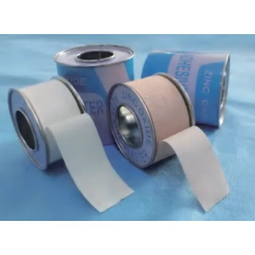 Zinc oxide adhesive plaster with tin plate