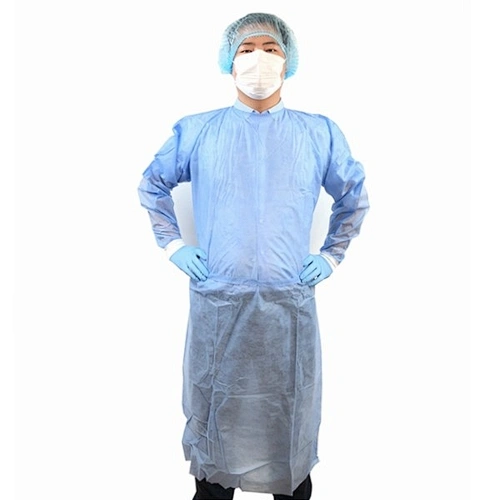 PP Laminated PE Isolation Gown