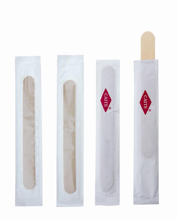 Wooden medical disposable tongue spatula