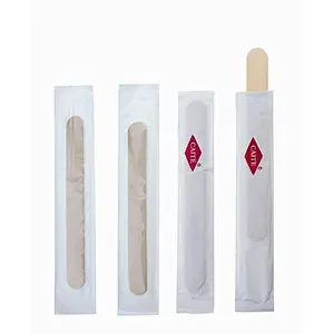 Wooden medical disposable tongue spatula