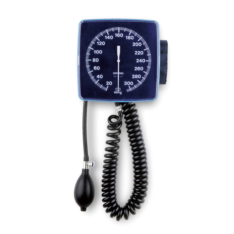 Wall mounted non liquid sphygmomanometer